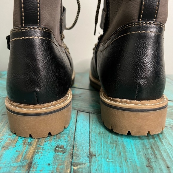 Alberto Faux Shearling Lined Lace up Boots Size 41 - Picture 8 of 14